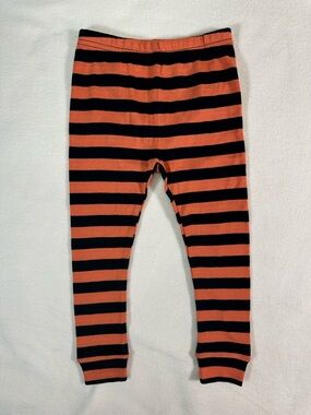Carter’s Toddler Orange & Black Striped Leggings Size 2T